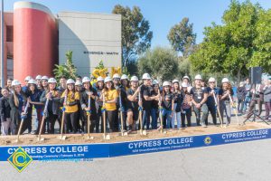 Staff during SEM Groundbreaking ceremony.