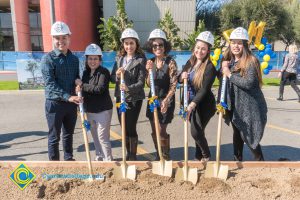 Staff during SEM Groundbreaking ceremony.