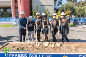 Staff during SEM Groundbreaking ceremony.