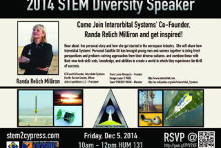 (STEM)² Program hosts Speaker Randa Relich Milliron on Dec. 5
