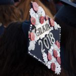 Decorated graduation cap.