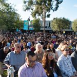 Crowd of spectators at the 2018 Commencement Ceremony.