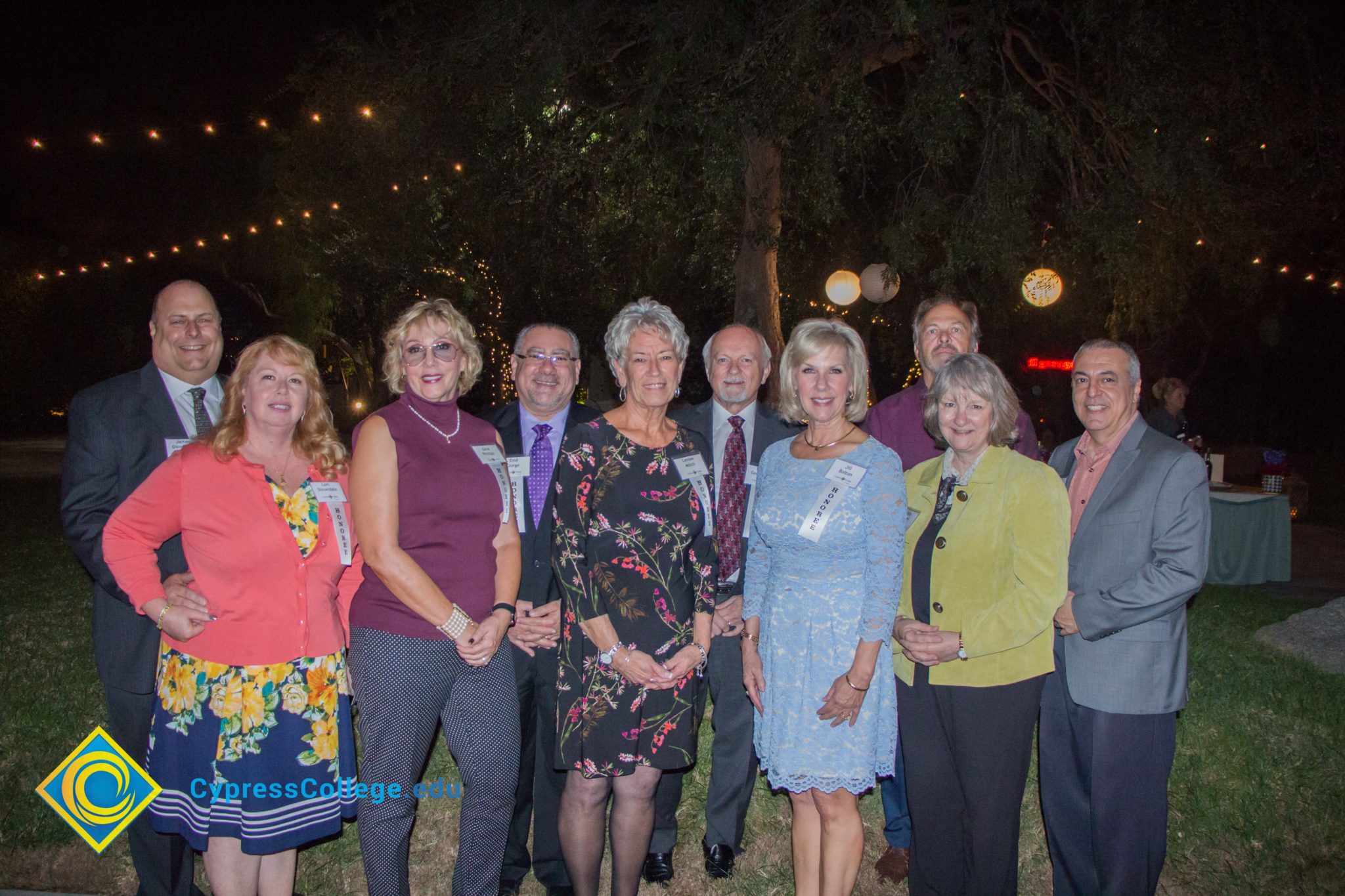 A group of men and women at the 2018 Americana Kickoff.