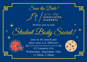 Student Body Social flyer