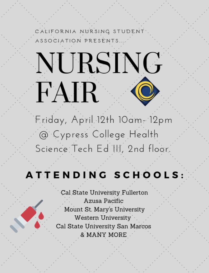 Nursing Fair flyer
