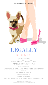 Legally Blonde flyer
