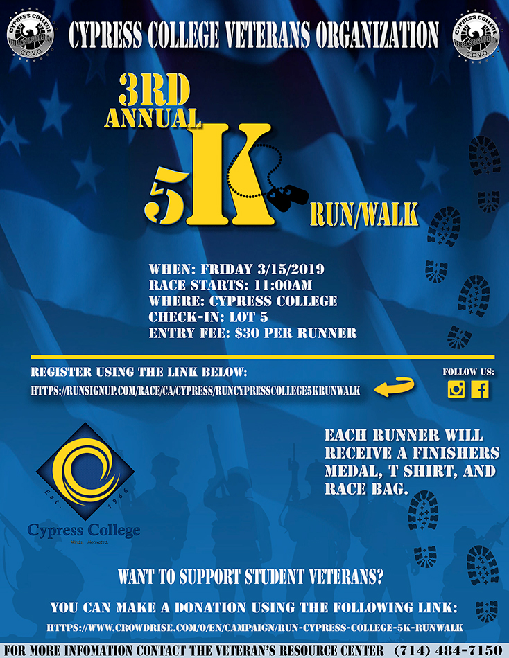 3rd Annual 5K Run/Walk flyer