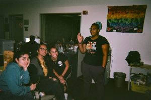 A group of smiling young ladies