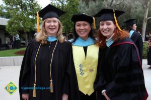 Staff in graduation regalia during the 48th Commencement.