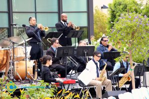 Band playing at the 48th Commencement.