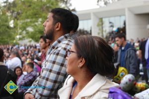 Family and friends enjoying the 48th Commencement.