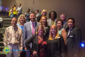 Faculty and staff at New Student Welcome.