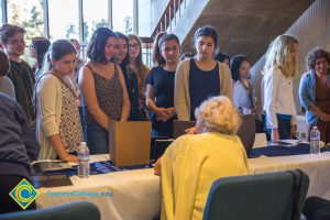 Yom HaShoah lobby with special guests