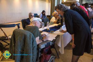 Yom HaShoah lobby with special guests