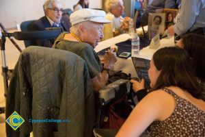 Yom HaShoah lobby with special guests