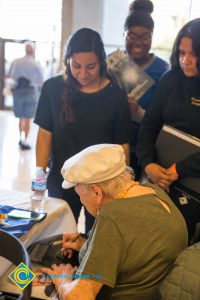 Yom HaShoah lobby with special guests