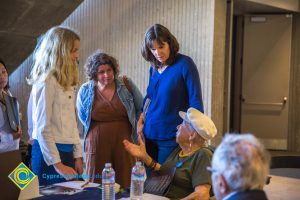 Yom HaShoah lobby with special guests