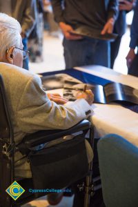 Yom HaShoah lobby with special guests