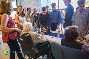 Yom HaShoah lobby with special guests