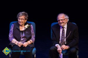 Special guests onstage at Yom HaShoah