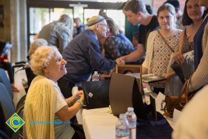 Yom HaShoah lobby with special guests