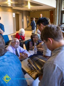 Yom HaShoah lobby with special guests