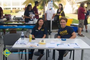 Associated Students members sitting at table