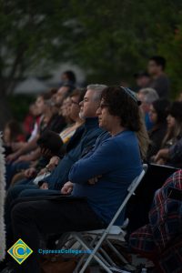 People in audience at Yom HaShoah event