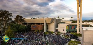 Audience at commencement ceremony