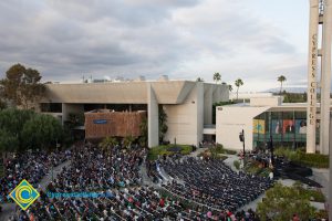 Audience at commencement ceremony