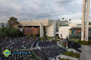 Audience at commencement ceremony