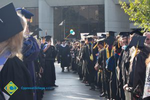 Commencement procession