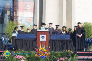 Stage at commencement