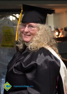 Faculty at commencement