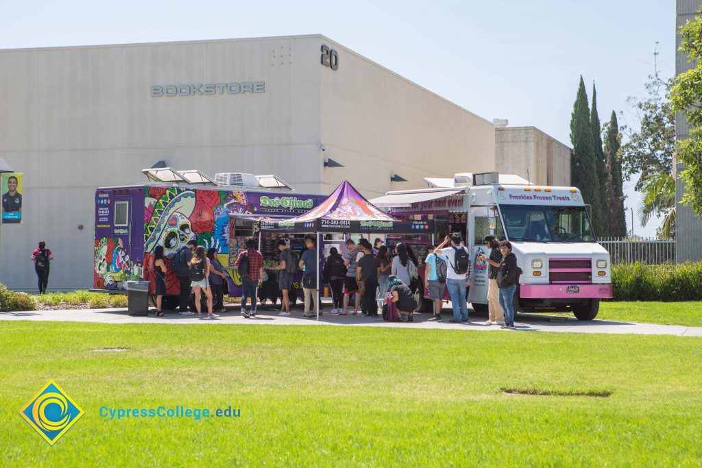 Food trucks on campus