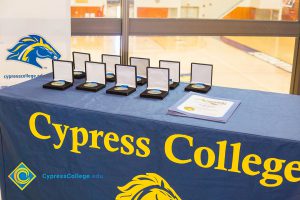 Table of medals and awards.