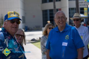 A group of visitors to the 50th Anniversary Festival and Reunion.