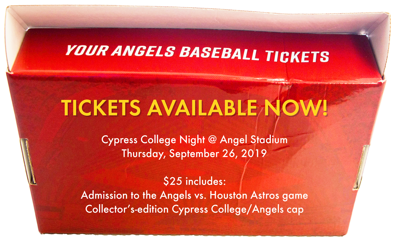 Announcing Cypress College Night at Angel Stadium on Sept. 26