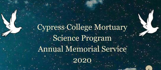 Cypress College Memorial Service Announcement