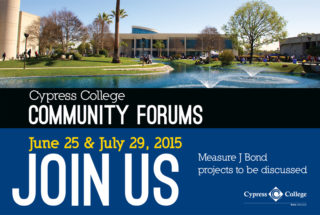 Public Invited to First Community Forum About Measure J Bond Program