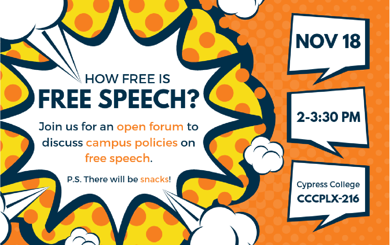 Free Speech flyer