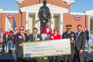 Forest Lawn Incorporates $100,000 Donation to Cypress College VRC at Patriots Chapel Dedication