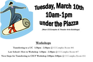 Spring Transfer Fair Tuesday, 10 a.m.-1 p.m.