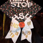 Decorated graduation cap.