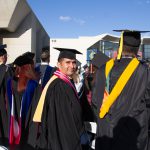 VRC Director, Juan Garcia looking back during commencement ceremony.