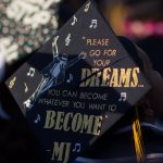 Decorated graduation cap.