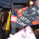 Decorated graduation cap.