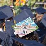 Decorated graduation cap.