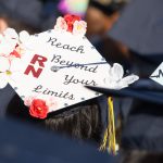 Decorated graduation cap.