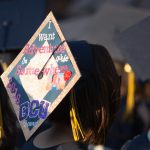 Decorated graduation cap.